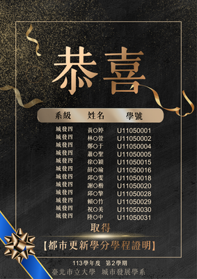 113學年第2學期修畢名單圖片